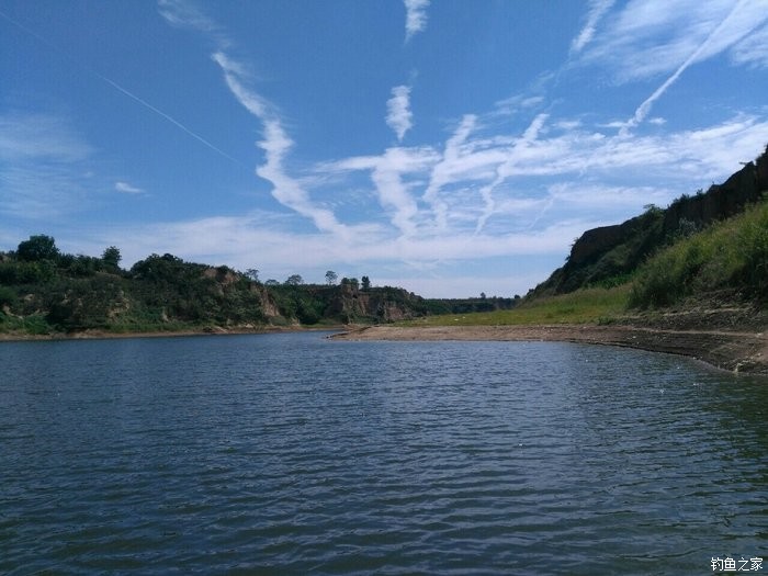 礼泉甘河水库小河段,钓鱼人的天堂