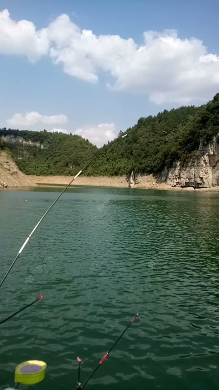 乌川湖钓鱼图片
